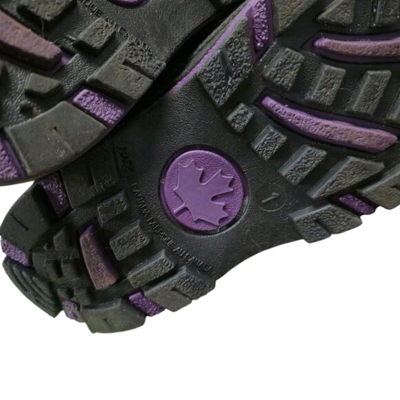 Kids Snow Boots made in Canadian Waterproof Winter Warm Lined Ski size 2 - Picture 5 of 16